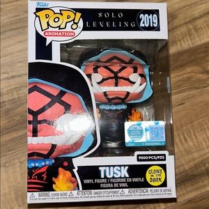 Tusk Funko Pop! Solo Leveling limited edition Tusk. Gamestop exclusive.